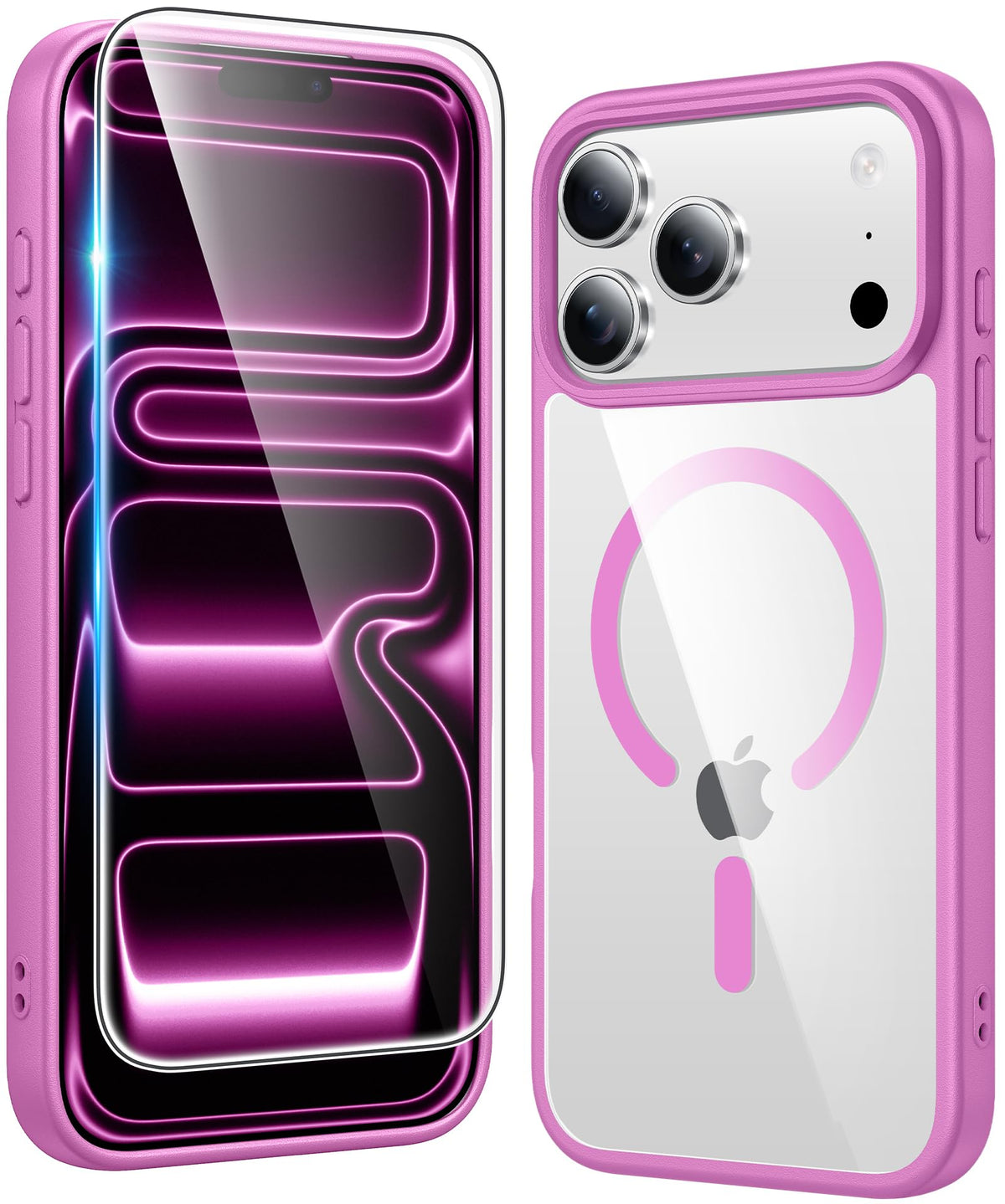 FNTCASE for iPhone 18 Pro Max Case / 17 Pro Max Clear Case Fit for Magsafe