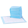 Amazon Basics Leak-Proof Dog and Puppy Potty Training Pee Pads with Quick-Dry 5-Layer Super Absorbent Surface for Dog Training, Floor Protection, Regular Size 22x22", Blue & White, 50 Count