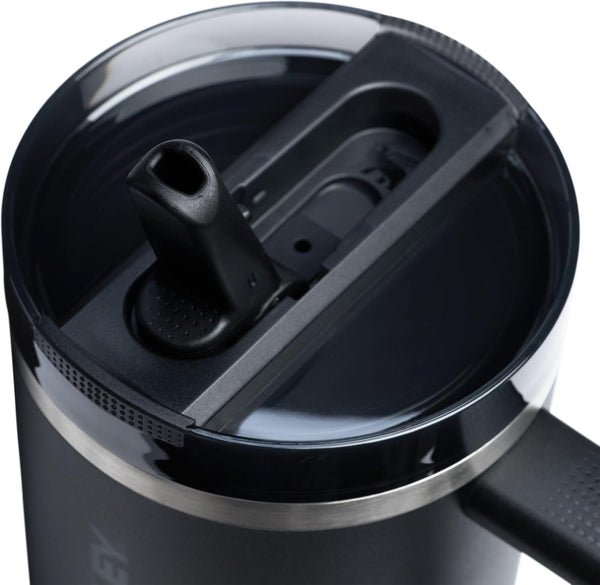 STANLEY Quencher ProTour Flip Straw Tumbler with Leakproof Lid 40 oz | Built-In Straw and Handle | Cup Holder Compatible for Travel | Insulated Stainless Steel Cup | BPA-Free | Black