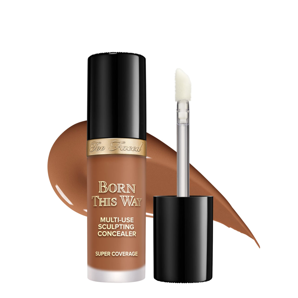 Too Faced Born This Way Super Coverage Multi-Use Concealer | Full-Coverage Hydrating Concealer for Dark Circles & Blemishes with Natural Finish | Hyaluronic Acid & Coconut Water