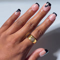 Glamnetic Halloween Press On Nails, Short Almond Glossy, Ghost Besties