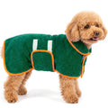 Dog Bathrobe, Super Absorbent for Small to Large Dogs, Dark Blue XL | Dog Robes with Soft Fleece, Warm & Cozy, Adjustable Fit, and Quick Drying Coat for Baths Swimming and Grooming
