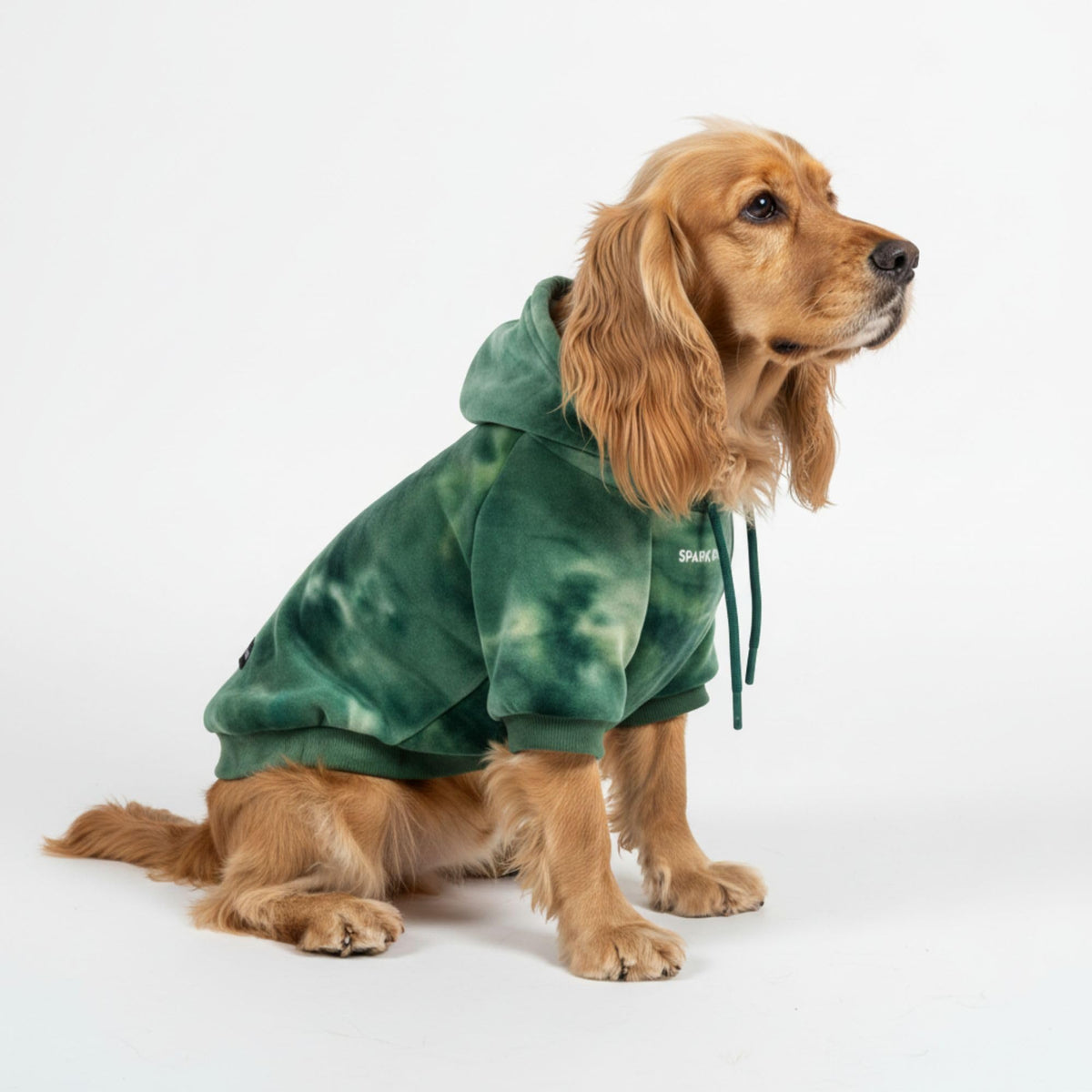 Spark Paws Dog Hoodie – Premium Dog Sweater for Small, Medium, and Large Dogs | Warm Outfits for French Bulldogs, Pitbull, Puppy, Winter Jacket Alternative - Alpine - L