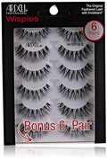 Ardell Demi Wispies False Eyelashes – Natural Wispy Strip Lashes with Invisiband, Lightweight Reusable Fake Lashes for Volume & Length, 4 Pairs
