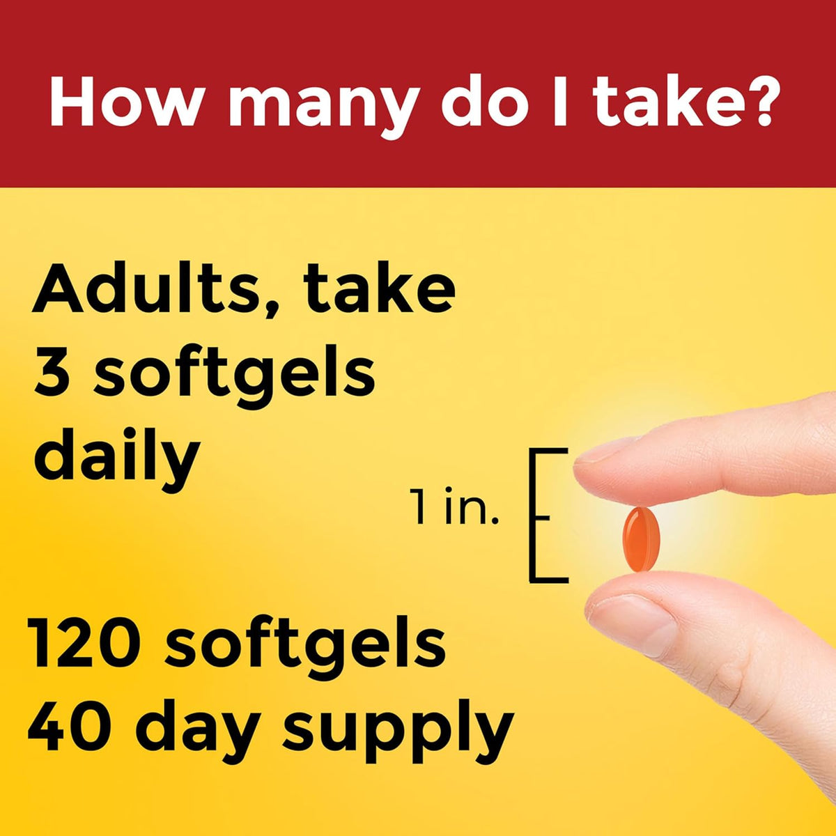 Nature Made CoQ10 300mg per 3 Softgels, CoQ10 Supplement for Heart Health and Antioxidant Support, 120 Softgels