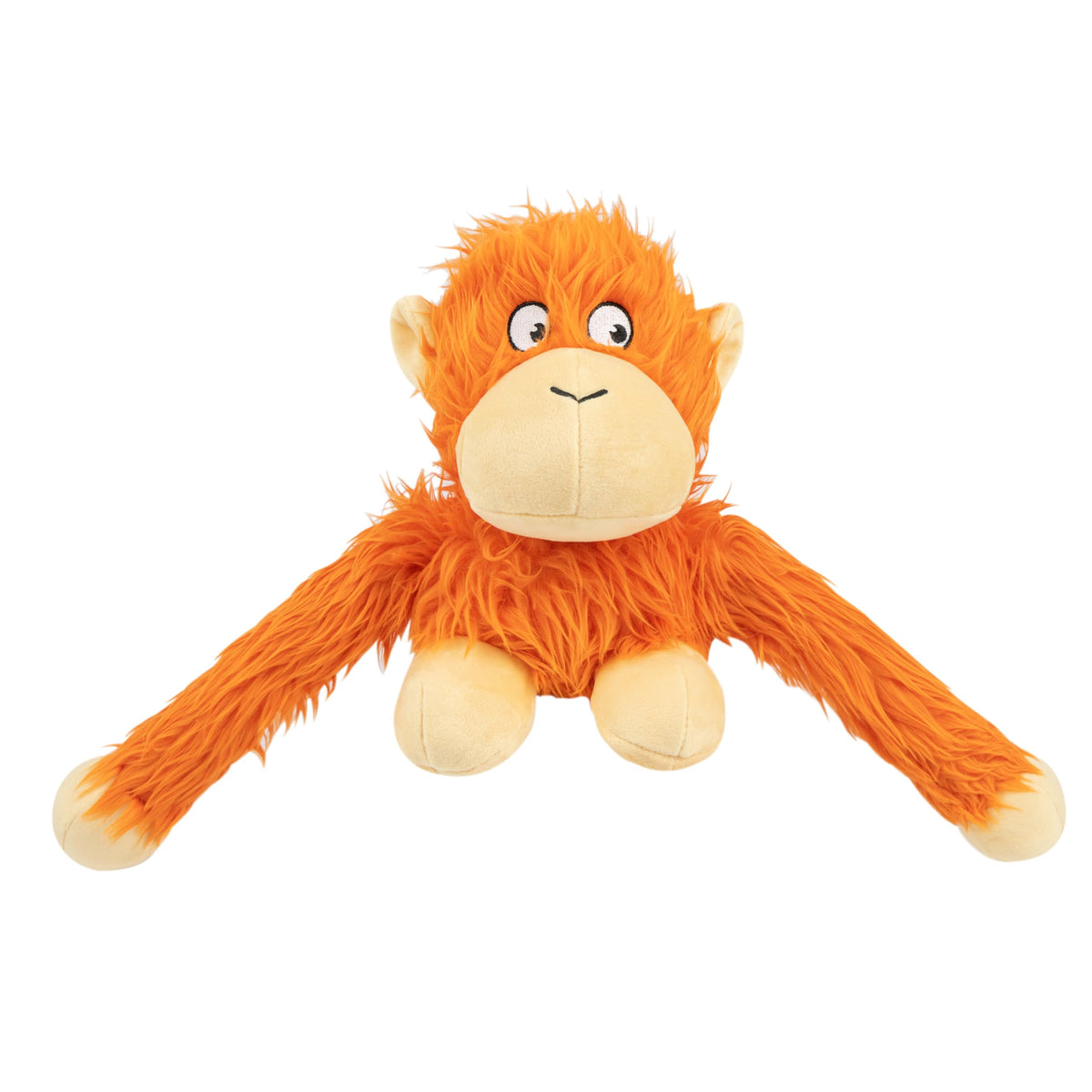 Best Pet Supplies Interactive Squeaky Dog Toy - Crinkle Chicken, Brown | Stuffing Free Body, Soft, Squeaks & Crinkles, No Mess, Perfect for Moderate Chewers, Toss and Fetch Play