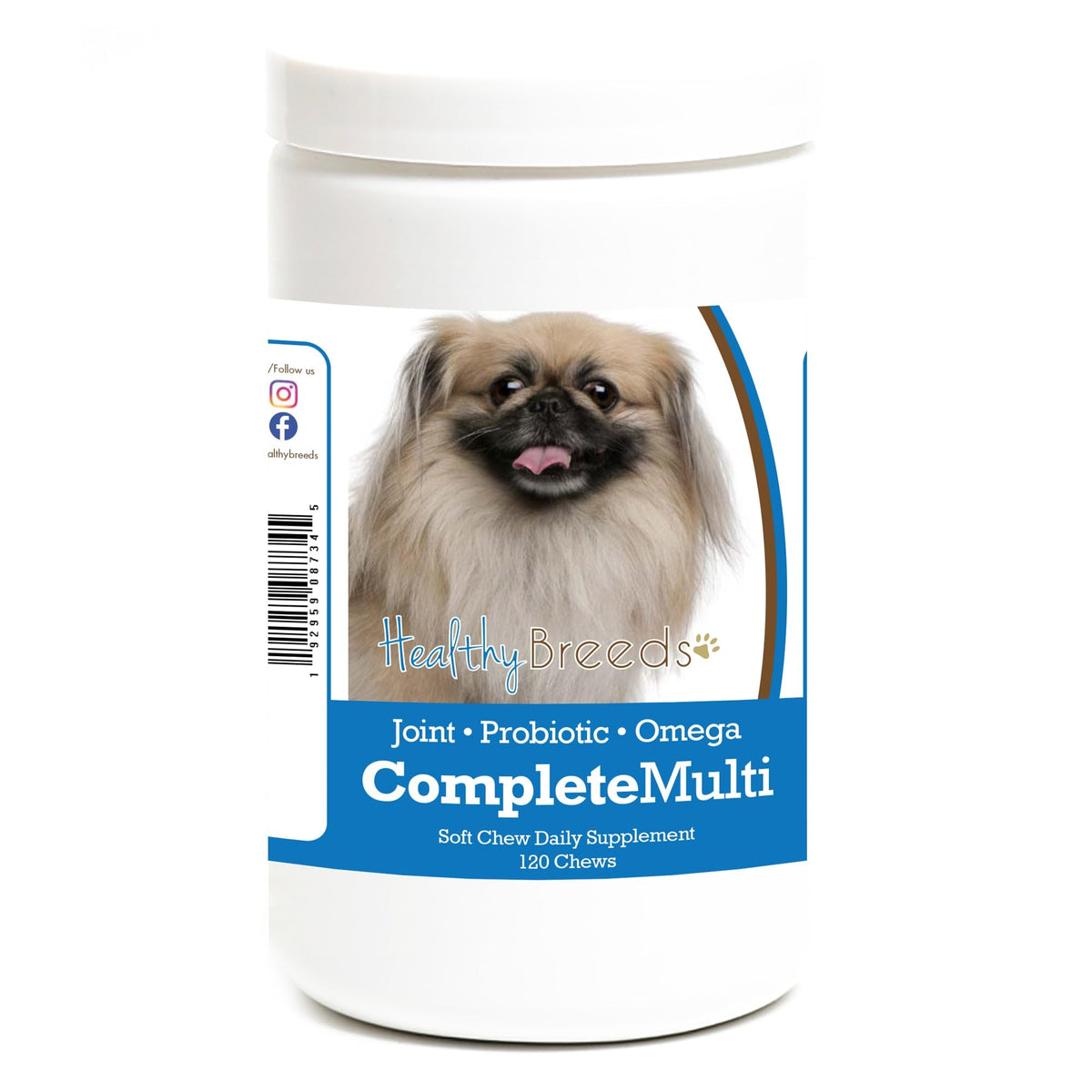 Healthy Breeds French Bulldog All in One Multivitamin Soft Chew 120 Count