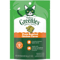 Greenies Cat Treats, Feline Veterinarian-Recommended Adult Natural Dental Cat Treats, Oven Roasted Chicken Flavor, 4.6 oz. Pouch