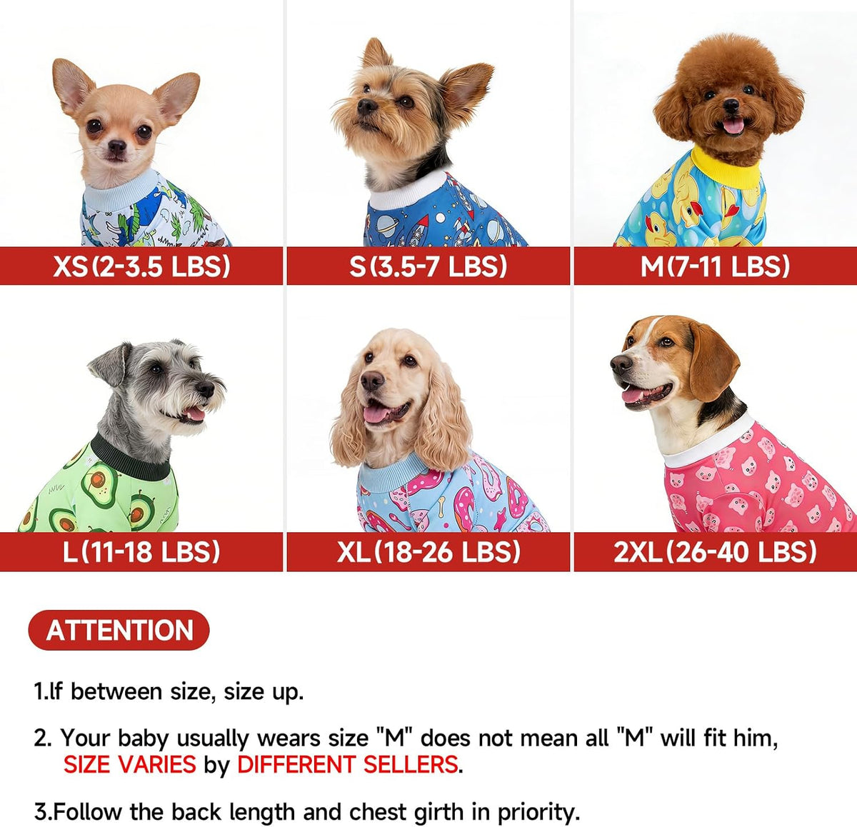 4 Pack Dog Christmas Pajamas Reindeer Puppy Clothes Cute Santa Claus Dog Pajamas Costumes Outfit Red Green Medium