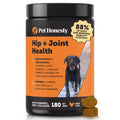 Hip + Joint Supplement for Dogs with Glucosamine Chondroitin - MSM, Turmeric & Collagen Soft Chews - Joint Function, Stiffness, and Mobility Support, May Reduce Occasional Discomfort (Chicken, 90 Ct)