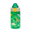 Zak Designs Sanrio Hello Kitty Sage 16oz Leak-Proof Straw Kids Water Bottle | BPA Free, Durable Plastic, Cupholder Friendly, Dishwasher Safe, Easy to Clean, Lid Lock, Handle, For School, Home, Travel