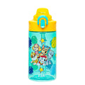 Zak Designs Sanrio Hello Kitty Sage 16oz Leak-Proof Straw Kids Water Bottle | BPA Free, Durable Plastic, Cupholder Friendly, Dishwasher Safe, Easy to Clean, Lid Lock, Handle, For School, Home, Travel