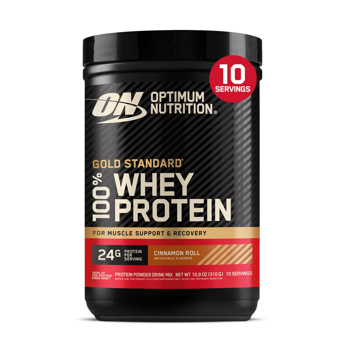 Optimum Nutrition Gold Standard 100% Whey Protein Powder, Cookies & Cream, 2 Pound (Packaging May Vary)