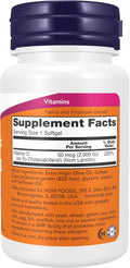 NOW Foods Supplements, Vitamin D-3 2,000 IU, High Potency, Structural Support*, 240 Softgels