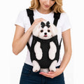 Pet Front Carrier for Small Dogs & Cats, Breathable Legs-Out Riding Carrier for Cycling, Walking & Outdoor Travel, Adjustable Hands-Free Pet Carrier Backpack, Pink