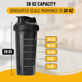Mr. Pen- Shaker Bottles for Protein Mixes, 28 oz, Leak Proof