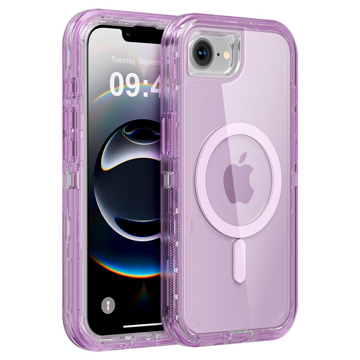 Follaroma Magnetic for iPhone 16 Plus Case, Heavy Duty Phone Cases, Clear