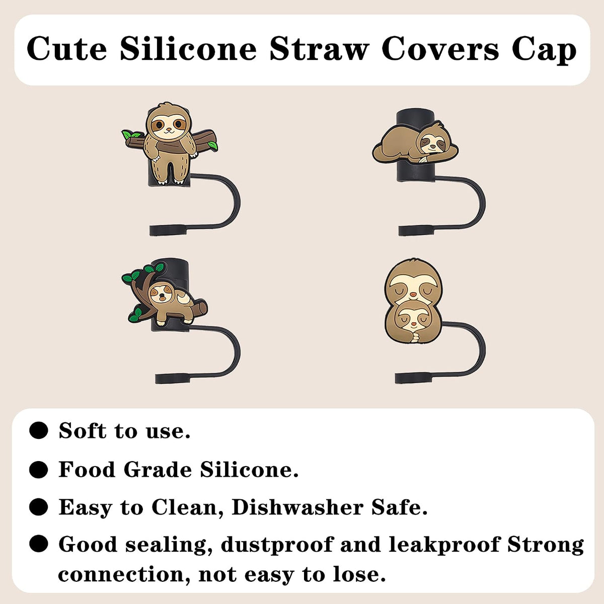 Stanley Cup Bag, Cup Holder for Stanley 30oz/40oz Tumbler with Handle, Stanley Carrier Bag with 4Pcs Cute Straw Topper for Stanley Cup Accessories