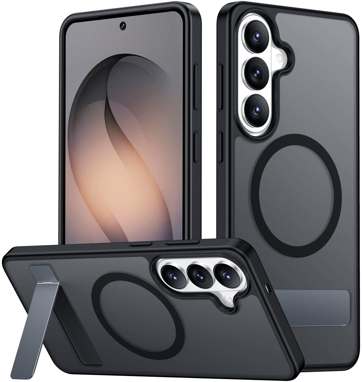 SPIDERCASE for Samsung Galaxy S26 Ultra Case,Built-in Stand,Clear