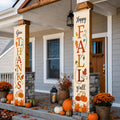Happy Fall Y'all Give Thanks Rustic Porch Banner Farmhouse Decor