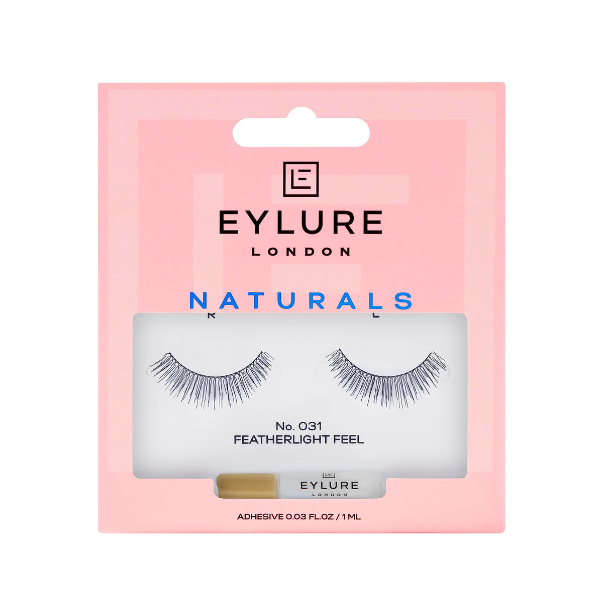 Eylure Volume Accent No. 005 Reusable Eyelashes, Adhesive Included, 1 Pair