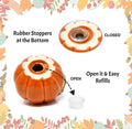 Halloween Pumpkin Salt & Pepper Shaker Set of 2 Ceramic Orange Pumpkins