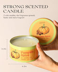 AOOVOO Pumpkin Spice Candle - 12oz Fall Candles for Home Scented Decor