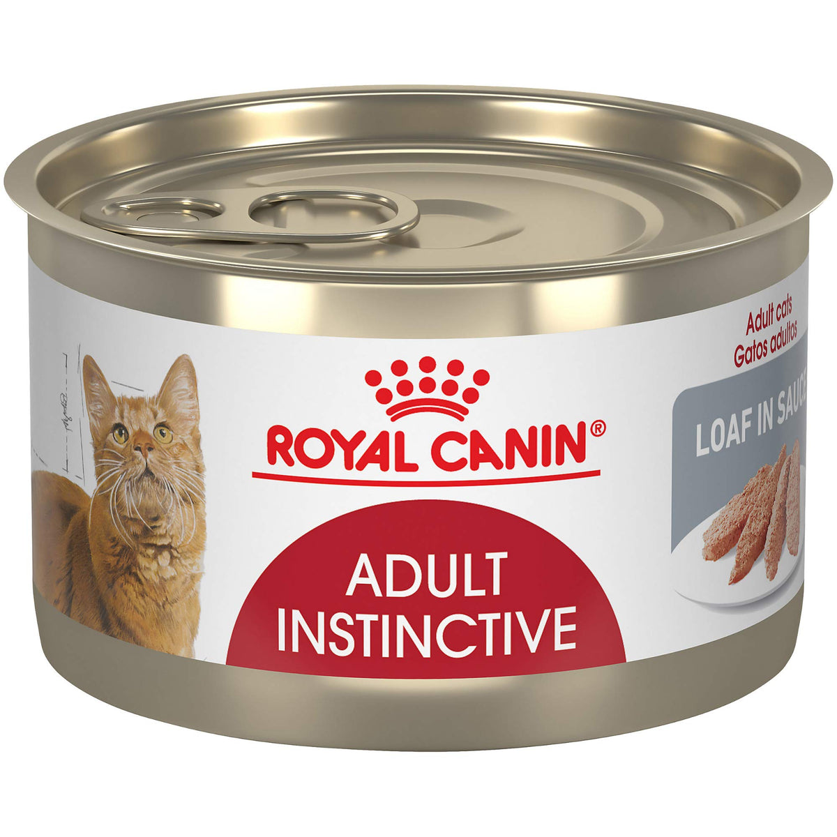 ROYAL CANIN Feline Health Nutrition Adult Instinctive Adult Loaf in Sauce Cat Food, 3 oz (Pack of 24)