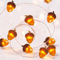 Pumpkin Lights String Battery Operated 10ft 30 LEDs Halloween Decorations
