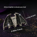 2 Pcs Halloween Ghost Bat Hair Claw Clips for Women Cosplay