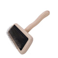 Chris Christensen Baby G Dog Slicker Brush for Dogs (Goldendoodles, Labradoodles, Poodles), Groom Like a Professional, Fluff Detangle Style, Saves Time Energy, Coral, Small