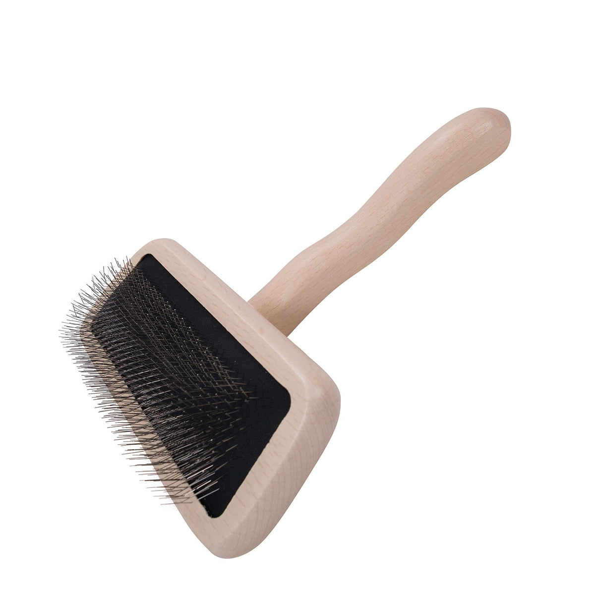 Chris Christensen Baby G Dog Slicker Brush for Dogs (Goldendoodles, Labradoodles, Poodles), Groom Like a Professional, Fluff Detangle Style, Saves Time Energy, Coral, Small