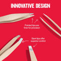 Revlon Designer Series 2-Piece Mini Tweezer Set For Travel