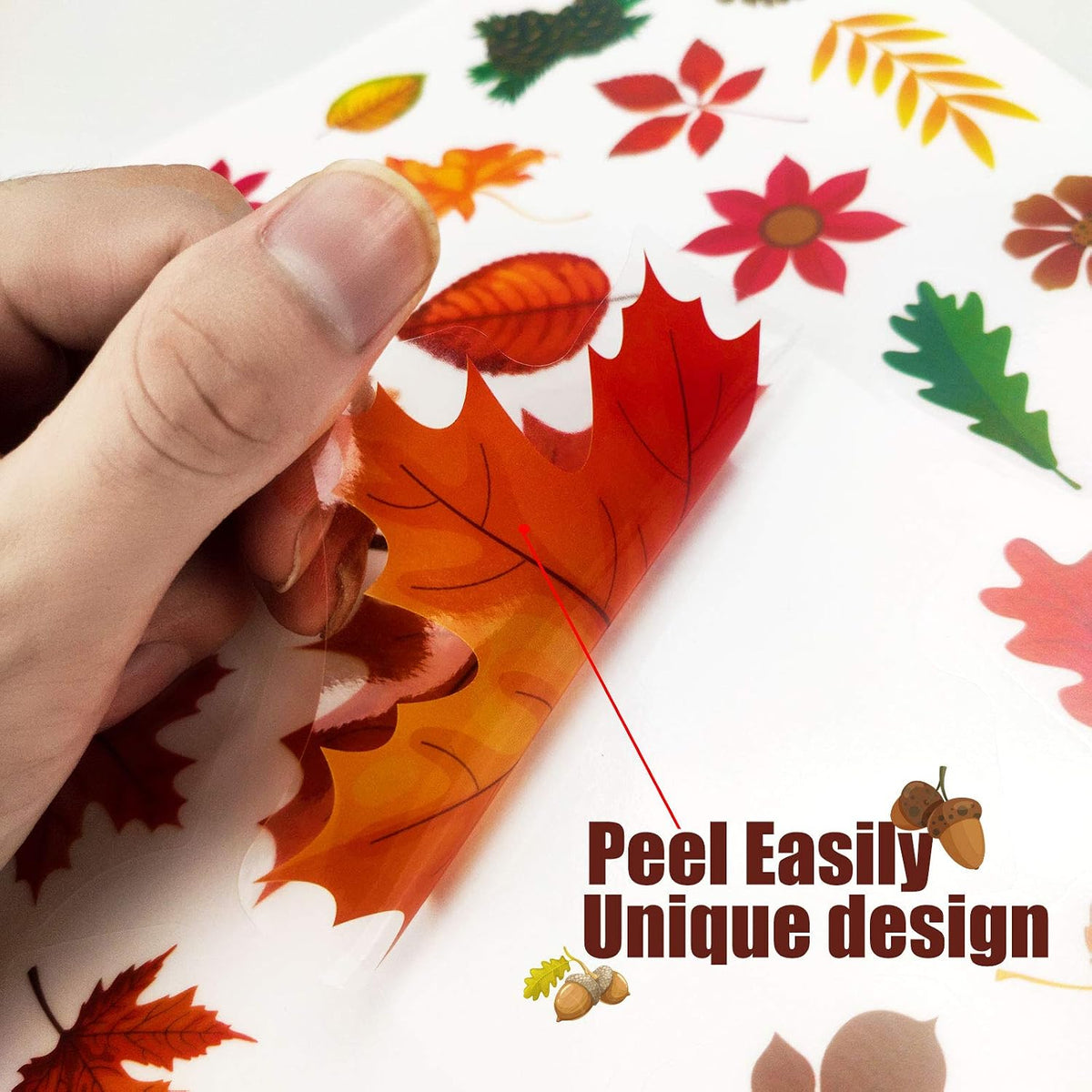 Fall Decorations 324 PCS Fall Window Clings Stickers Decorations