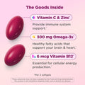 OLLY Ultra Strength Women's Multi Softgels, Overall Health and Immune Support, Omega-3s, Iron, Vitamins A, D, C, E, B12, Daily Multivitamin, 30 Day Supply - 60 Count