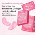 medicube Jelly Eye Mask PDRN Pink Collagen | Hydrogel Eye Patches with PDRN, Collagen, NAD | Refreshing for Puffy, Tired Eyes | Firming for Look of Wrinkles, Fine Lines | Korean Skincare (6 Pairs)