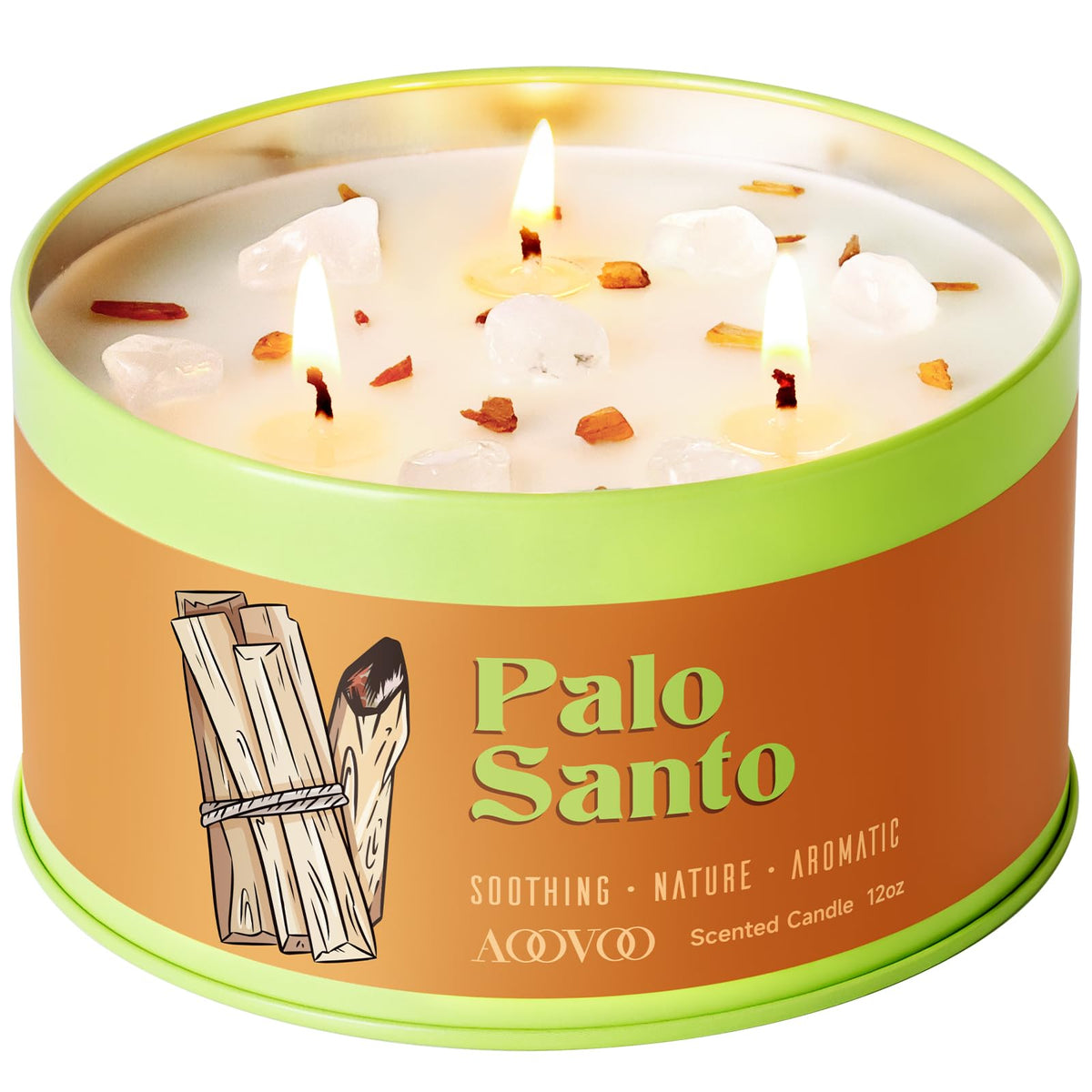 AOOVOO Pumpkin Spice Candle - 12oz Fall Candles for Home Scented Decor