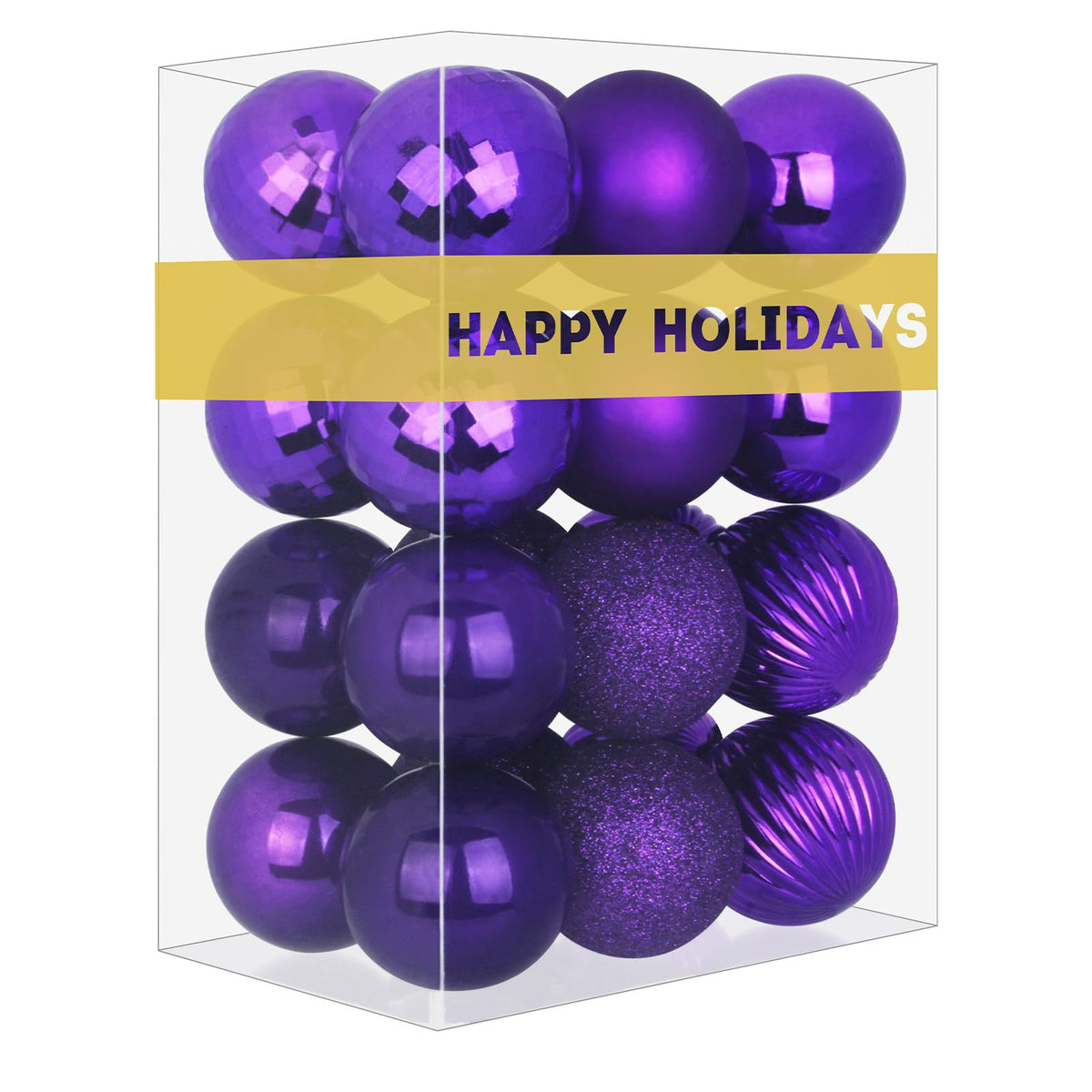 White 4.0" Large Christmas Balls - Christmas Tree Decoration Ornaments Shatterproof Hanging Balls for Birthday Halloween Holiday Wedding Decorations Set of 4pcs