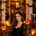 AROVFAM Halloween Hairband Black Spider Hair Accessories