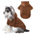 2 Pack Dog Hoodie Warm Hood Dog Sweater Cold Weather Small Dogs Sweatshirt Comfort Pet Clothes for Small Medium Dogs with Pockets Cats Chihuahua Clothes for Male Female Girl Boy Sporty Daily Wear
