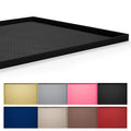 Hubulk Dog Feeding Mat,100% Waterproof BPA Free Silicone Pet Food and Water Bowl Placemat,Dishwasher, High Raised Edge to Prevent Spills,Nonslip Tray to Stop Messes on Floor (19"x12"x0.5", Grey)