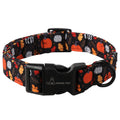 ARING PET Fall Dog Collar-Cotton Maple Leaves Dog Collar for Small Dogs, Adjustable Lightweight Dog Collars with Quick Release Buckle for Small Medium Large Dogs