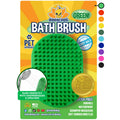 Bodhi Dog Shampoo Brush - Pet Grooming & Bath Supplies for Dogs and Cats - Bath Brush for Long & Short Hair - Premium Scrubber for Shower, Showerhead, Sprayer & Bathing (One Pack, Blue)