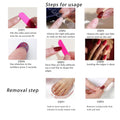 Stilettos Press on Nails White French Tip False Nails Glossy Extra Long Natural Glue on Nail Reusable Artificial Acrylic Stick on Nail for Women