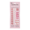 Dashing Diva Gloss Nail Strips - Crystal Clear - UV Free, Chip Resistant, Long Lasting Gel Stickers - Contains 32 Wraps, 1 Prep Pad, 1 File
