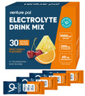 Venture Pal High Sodium Sugar-Free Electrolyte Powder Packets - Hydration Packets with Sodium, Potassium & Magnesium | Zero Calories | Keto, Vegan, and Paleo Friendly | 16 Sticks