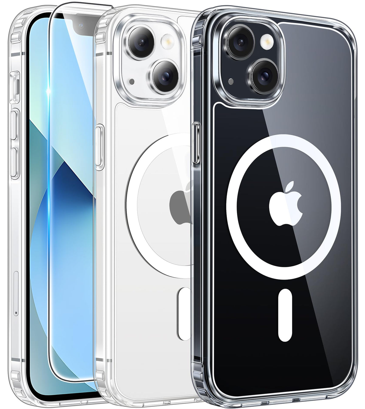 FNTCASE for iPhone 18 Pro Max Case / 17 Pro Max Clear Case Fit for Magsafe