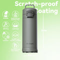 Outdoor Stainless Steel Insulated Tumbler ， One-Touch Splash-Proof Lid, Scratch-Resistant Coating, Non-Slip Base, Portable Carry Handle. Keeps Drinks Hot or Cold. Ideal for Gym, Camping. 19.6oz.