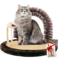 Happi N Pets Large Cat Self Groomer, Heavy Scratching Pad With Mouse Toy