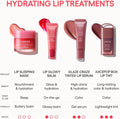 Lip Sleeping Mask: Hydrating & Nourishing Korean Overnight Lip Treatment Mask with Shea Butter, Vitamin C & Murumuru, Antioxidants for Flaky, Dry Lips | Korean Skin Care, Berry